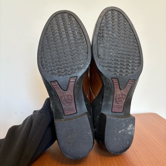 Ariat Brown Leather Western Paddock Clogs size 7 - Picture 5 of 9